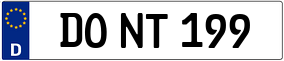 Truck License Plate
